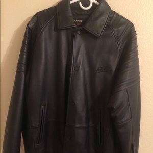 Men’s leather akademiks jacket